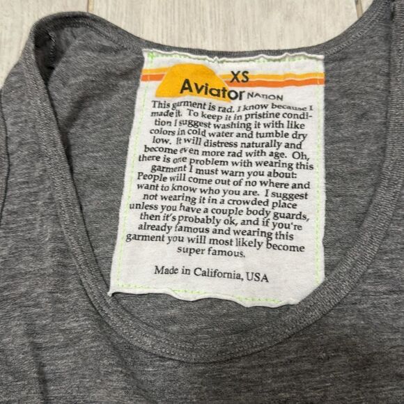 Aviator nation tank top XS new - Picture 2 of 5